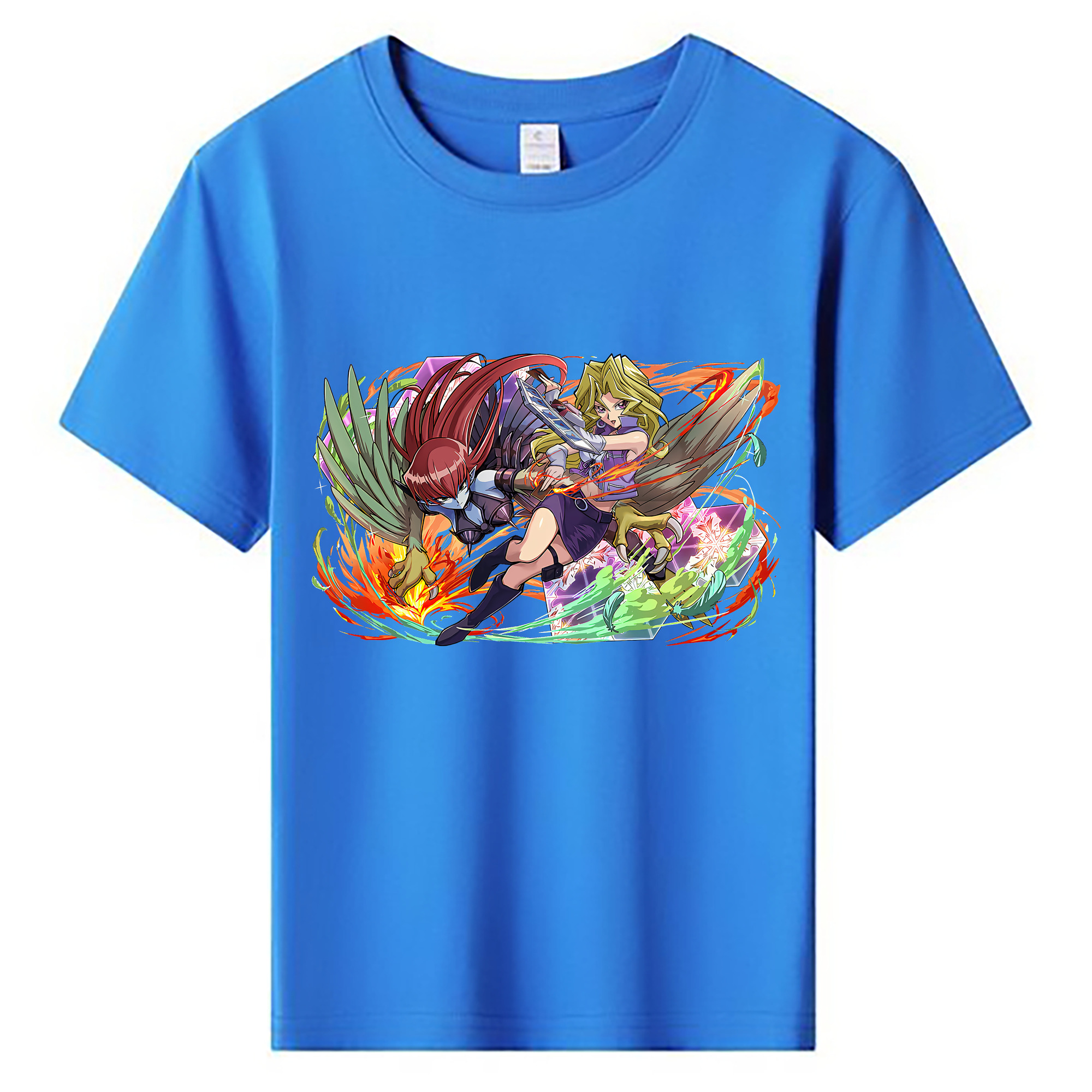 （画像用） 遊☆戯☆王 Yu-Gi-Oh! 綿100％キッズTシャツ（フロントプリント）